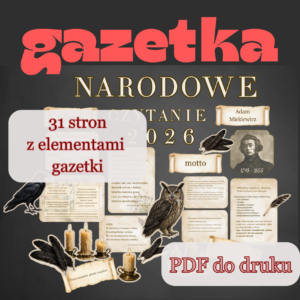 Narodowe czytanie 2026 | gazetka | PDF do druku