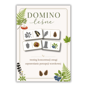 Domino leśne | dopasuj cienie| percepcja wzrokowa | PDF do druku