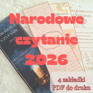 Narodowe czytanie 2026 | zakładki | PDF do druku