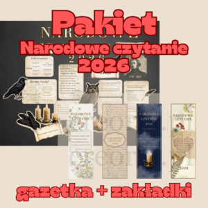 Pakiet Narodowe Czytanie 2026 - Dziady | gazetka + zakładki | PDF do druku