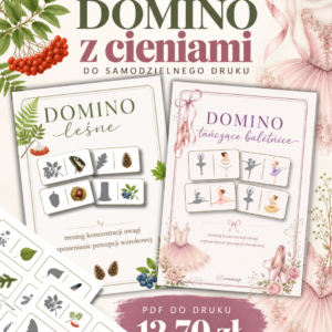 Domino z cieniami | zestaw 2 gier | PDF do druku